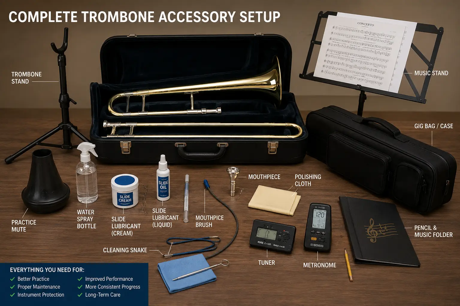  how to start playing trombone