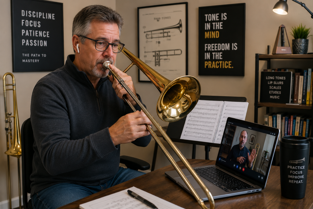 Online Trombone Lessons for Adult Beginners